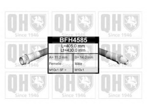QUINTON HAZELL BFH4585 stabdžių žarnelė 
 Stabdžių sistema -> Stabdžių žarnelės
FBH 6233, 77 04 003 846, 7D0 611 701C