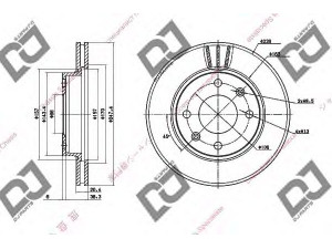 DJ PARTS BD1538 stabdžių diskas 
 Dviratė transporto priemonės -> Stabdžių sistema -> Stabdžių diskai / priedai
424690, 91517694