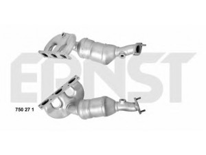 ERNST 750271 katalizatoriaus keitiklis; kolektoriaus katalizatorius 
 Išmetimo sistema -> Katalizatoriaus keitiklis
11 62 7 503 675