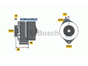 BOSCH 0 986 036 250 kintamosios srovės generatorius 
 Elektros įranga -> Kint. sr. generatorius/dalys -> Kintamosios srovės generatorius
1204091, 1204131, 1204349, 3493230