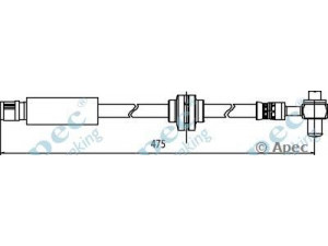 APEC braking HOS3887 stabdžių žarnelė 
 Stabdžių sistema -> Stabdžių žarnelės
13286610, 13327445, 20912238, 22759271