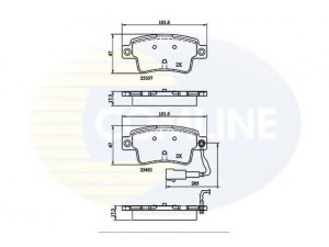 COMLINE CBP21528 stabdžių trinkelių rinkinys, diskinis stabdys 
 Techninės priežiūros dalys -> Papildomas remontas
77365464, 77365886