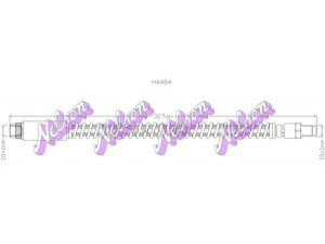 Brovex-Nelson H4484 stabdžių žarnelė 
 Stabdžių sistema -> Stabdžių žarnelės
480692, 480692, 4806C1