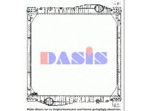 AKS DASIS 460001N radiatorius, variklio aušinimas