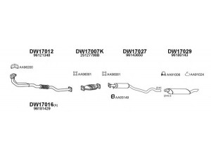VENEPORTE 170014 išmetimo sistema 
 Išmetimo sistema -> Išmetimo sistema, visa