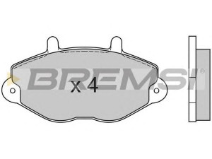 BREMSI BP2549 stabdžių trinkelių rinkinys, diskinis stabdys 
 Techninės priežiūros dalys -> Papildomas remontas
1074972, 1134159, 1301592, 5028764