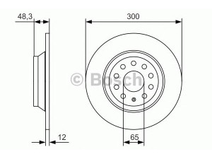 BOSCH 0 986 479 A84 stabdžių diskas 
 Dviratė transporto priemonės -> Stabdžių sistema -> Stabdžių diskai / priedai
3Q0 615 601, 3Q0 615 601, 3Q0 615 601