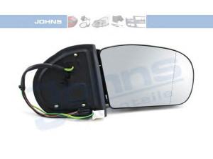 JOHNS 50 03 38-61 išorinis veidrodėlis 
 Kėbulas -> Keleivių kabina -> Durys/dalys
203 810 6876