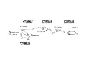 VENEPORTE 800352 išmetimo sistema 
 Išmetimo sistema -> Išmetimo sistema, visa