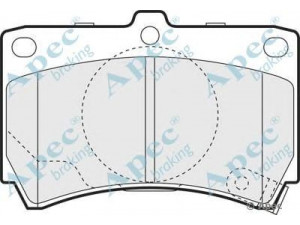 APEC braking PAD1073 stabdžių trinkelių rinkinys, diskinis stabdys 
 Techninės priežiūros dalys -> Papildomas remontas
DCY03323Z, DCY03328Z, DCY03328ZA