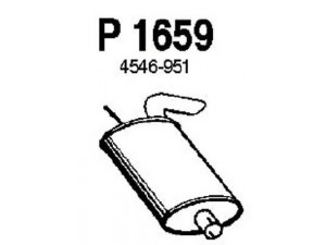 FENNO P1659 galinis duslintuvas 
 Išmetimo sistema -> Duslintuvas
4546951