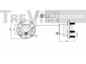 TREVI AUTOMOTIVE WB1161 rato guolio komplektas 
 Ašies montavimas/vairavimo mechanizmas/ratai -> Rato stebulė/montavimas -> Rato guolis
3R832B663AB, XR848149, XR855936