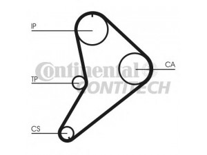 CONTITECH CT663 paskirstymo diržas 
 Techninės priežiūros dalys -> Papildomas remontas
1500991, 1548762, 6057197, 7156K288ABA