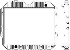 SAKURA  Automotive 1161-0401 radiatorius, variklio aušinimas