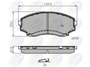 COMLINE CBP31732 stabdžių trinkelių rinkinys, diskinis stabdys 
 Techninės priežiūros dalys -> Papildomas remontas
CBZ23322Z, LBZ23323Z, S4YK3323Z