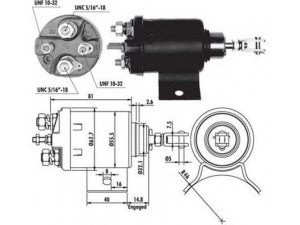 MAGNETI MARELLI 940113050076 solenoidinis jungiklis, starteris