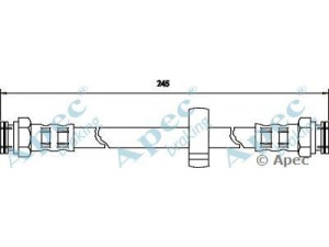 APEC braking HOS3397 stabdžių žarnelė 
 Stabdžių sistema -> Stabdžių žarnelės
7667806, 71736920, 7619751, 7667806