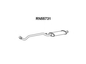 VENEPORTE RN55731 priekinis duslintuvas 
 Išmetimo sistema -> Duslintuvas
7700788160