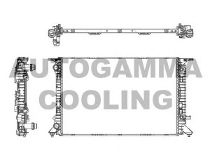 AUTOGAMMA 105156 radiatorius, variklio aušinimas 
 Aušinimo sistema -> Radiatorius/alyvos aušintuvas -> Radiatorius/dalys
8K0121251K, 8k0121251T