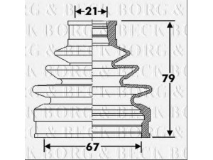 BORG & BECK BCB6291 gofruotoji membrana, kardaninis velenas 
 Ratų pavara -> Gofruotoji membrana
4411854G00, 4411855G00, 4411865G00