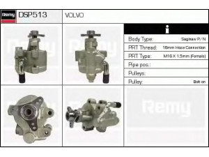 DELCO REMY DSP513 hidraulinis siurblys, vairo sistema 
 Vairavimas -> Vairo pavara/siurblys