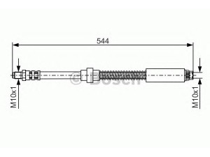 BOSCH 1 987 476 559 stabdžių žarnelė 
 Stabdžių sistema -> Stabdžių žarnelės
4806 63, 4806 63
