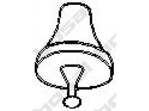 BOSAL 255-019 guminė juosta, išmetimo sistema 
 Išmetimo sistema -> Surinkimo dalys -> Atskiros surinkimo dalys -> Guminė juosta
447 253 149