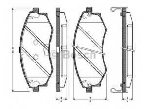 BOSCH 0 986 TB2 634 stabdžių trinkelių rinkinys, diskinis stabdys 
 Techninės priežiūros dalys -> Papildomas remontas
5810129A30