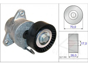 AUTEX 654815 įtempiklio svirtis, V formos rumbuotas diržas 
 Diržinė pavara -> V formos rumbuotas diržas/komplektas -> Įtempiklis
13 40 269, 13 40 269, 55562864