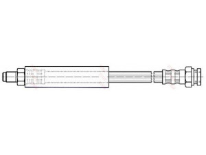 TRW PHB133 stabdžių žarnelė 
 Stabdžių sistema -> Stabdžių žarnelės
7910021226, 7910022619, 91500900