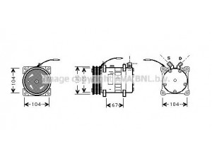 AVA QUALITY COOLING UVK083 kompresorius, oro kondicionierius