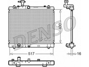 DENSO DRM47032 radiatorius, variklio aušinimas 
 Aušinimo sistema -> Radiatorius/alyvos aušintuvas -> Radiatorius/dalys
1770071L00