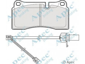 APEC braking PAD1996 stabdžių trinkelių rinkinys, diskinis stabdys 
 Techninės priežiūros dalys -> Papildomas remontas
420698451H