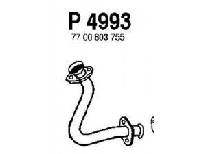 FENNO P4993 išleidimo kolektorius 
 Išmetimo sistema -> Išmetimo vamzdžiai
BM70063, 7700803755, 7700807535