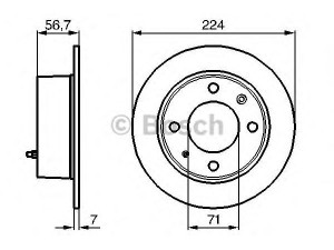 BOSCH 0 986 478 749 stabdžių diskas 
 Dviratė transporto priemonės -> Stabdžių sistema -> Stabdžių diskai / priedai
95 582 061, 95 582 062, 95 661 849