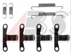 A.B.S. 0594Q priedų komplektas, stovėjimo stabdžių trinkelės 
 Stabdžių sistema -> Rankinis stabdys
33405940