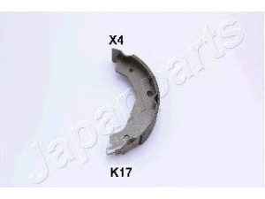 JAPANPARTS GF-K17AF stabdžių trinkelių komplektas, stovėjimo stabdis 
 Stabdžių sistema -> Rankinis stabdys
58350-3ED00