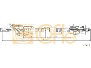 COFLE 11.3015 sankabos trosas 
 Dviratė transporto priemonės -> Kabeliai ir tachometro velenaai -> Sankabos trosas
2150Q6, 96254125