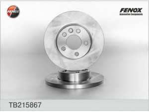 FENOX TB215867 stabdžių diskas 
 Stabdžių sistema -> Diskinis stabdys -> Stabdžių diskas
701.615.301G, 701615301G