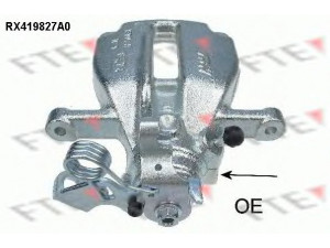 FTE RX419827A0 stabdžių apkaba 
 Stabdžių sistema -> Stabdžių matuoklis -> Stabdžių matuoklio montavimas
4401L0, 967567480, 4401L0