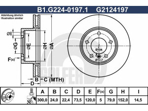 GALFER B1.G224-0197.1 stabdžių diskas 
 Dviratė transporto priemonės -> Stabdžių sistema -> Stabdžių diskai / priedai
34 11 6 764 643, 34 11 6 772 669