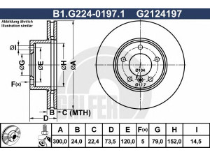 GALFER B1.G224-0197.1 stabdžių diskas 
 Dviratė transporto priemonės -> Stabdžių sistema -> Stabdžių diskai / priedai
34 11 6 764 643, 34 11 6 772 669