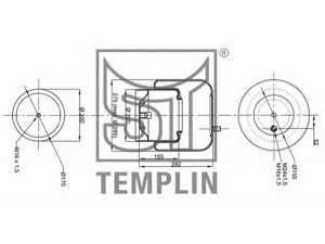 ST-TEMPLIN 04.060.6006.940 dėklas, pneumatinė pakaba
942 320 01 21, 942 320 28 21, 942 320 49 21