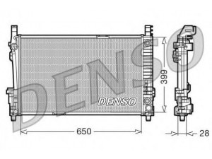 DENSO DRM17013 radiatorius, variklio aušinimas 
 Aušinimo sistema -> Radiatorius/alyvos aušintuvas -> Radiatorius/dalys
1695000003, 1695000403, 1695000404