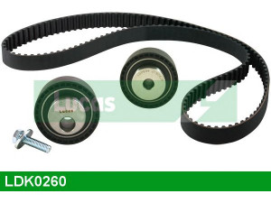 LUCAS ENGINE DRIVE LDK0260 paskirstymo diržo komplektas 
 Techninės priežiūros dalys -> Papildomas remontas
83179, 9400831789, 0 83141, 0 83178