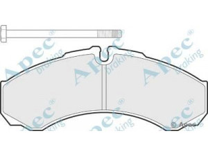 APEC braking PAD984 stabdžių trinkelių rinkinys, diskinis stabdys 
 Techninės priežiūros dalys -> Papildomas remontas
1906401, 1909298-1, 19092981, 2992339