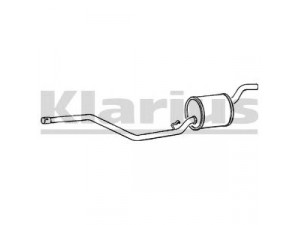 KLARIUS 260600 vidurinis duslintuvas 
 Išmetimo sistema -> Duslintuvas
46426805, 46426805, 82472438, 46426805