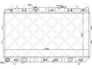 STELLOX 10-25467-SX radiatorius, variklio aušinimas 
 Aušinimo sistema -> Radiatorius/alyvos aušintuvas -> Radiatorius/dalys
25310-2F000, 25310-2F040, 253102F000