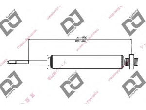 DJ PARTS DS1327GT amortizatorius 
 Pakaba -> Amortizatorius
52611S1K004, 52611S3N014, 52611S3P004