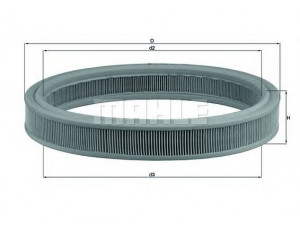 KNECHT LX 332 oro filtras 
 Filtrai -> Oro filtras
1008912, 6162292, 6497632, 89BF9601AA